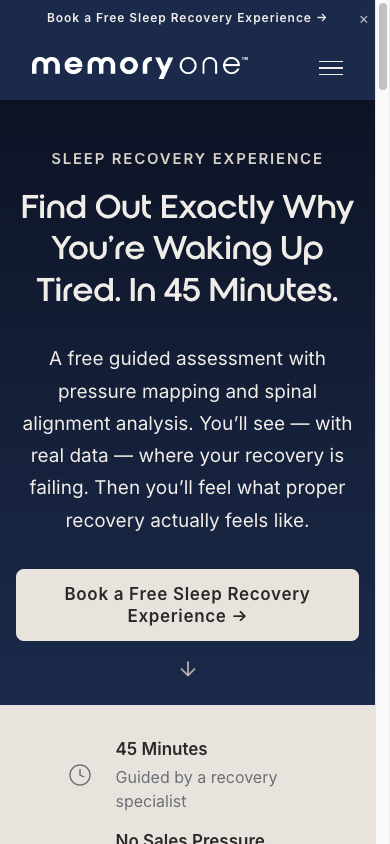 Current mobile Recovery Lab pressure-free evidence